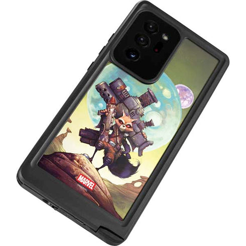 Marvel Rocket Raccoon Armored Arsenal Galaxy Note20 Ultra 5G Waterproof Case